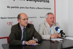 Rafael Piña y Manuel Osorio durante la rueda de prensa